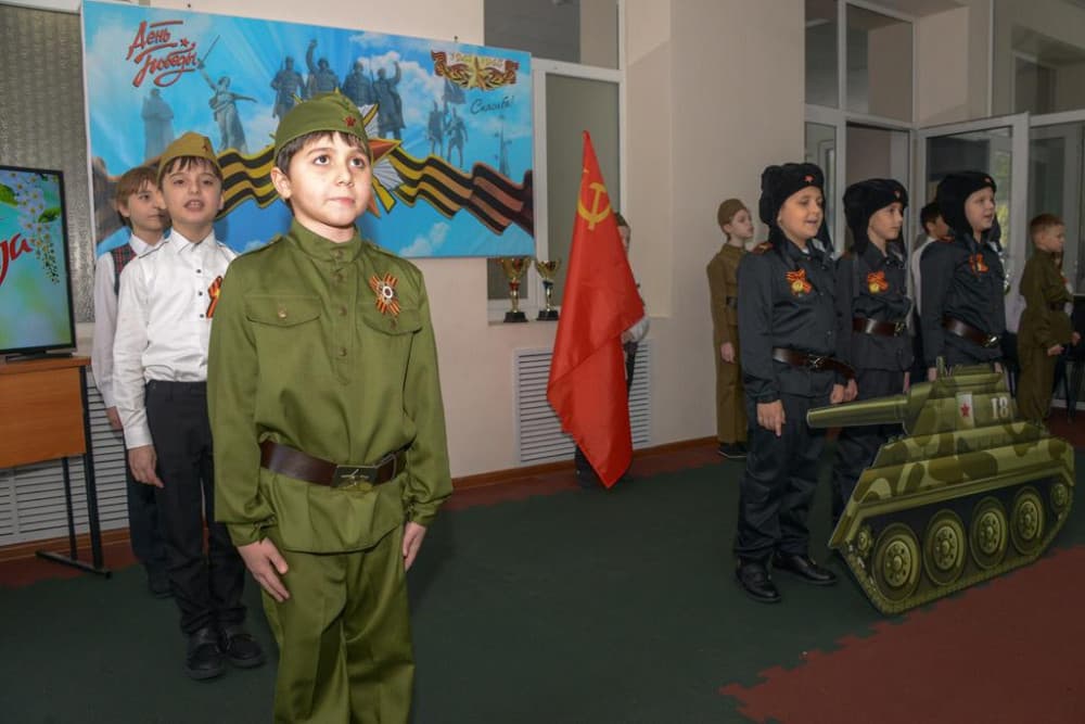 В гимназии прошёл праздник, посвящённый 9 Мая