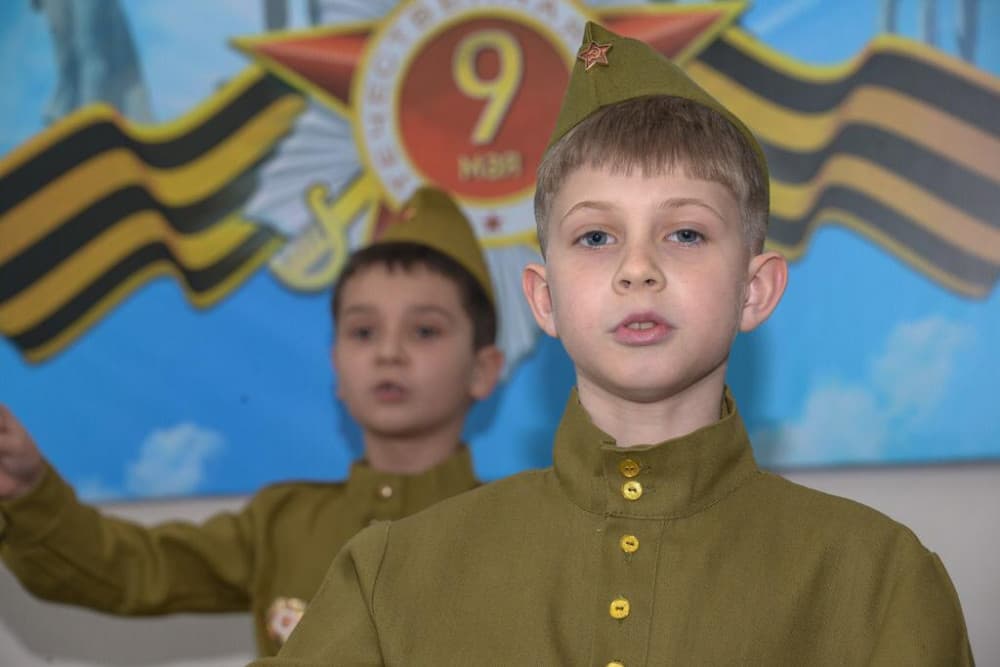 В гимназии прошёл праздник, посвящённый 9 Мая