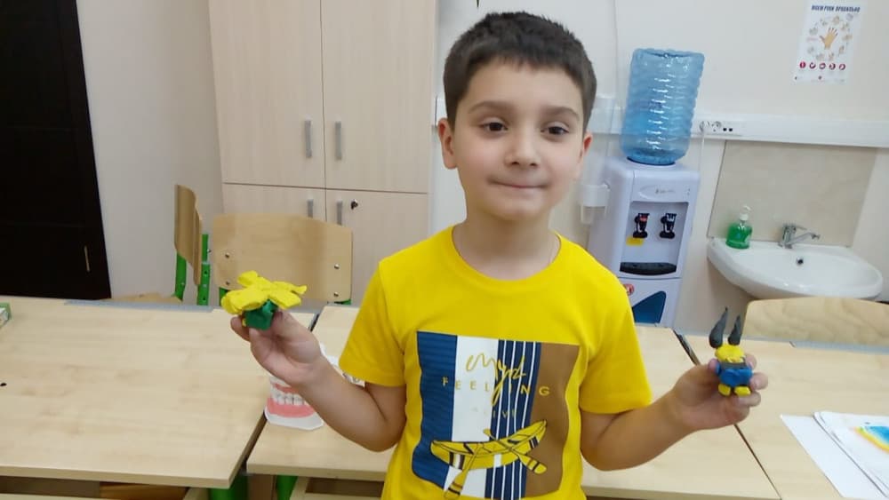Я леплю из пластилина