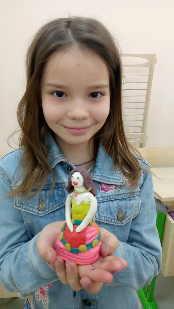 Я леплю из пластилина