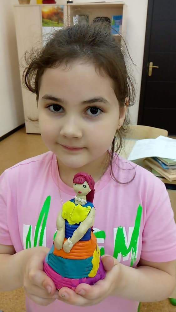 Я леплю из пластилина